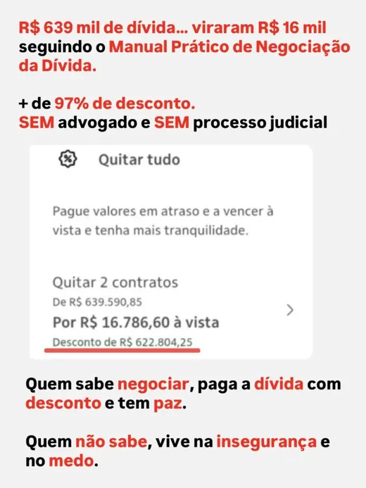 Print de acordo com desconto